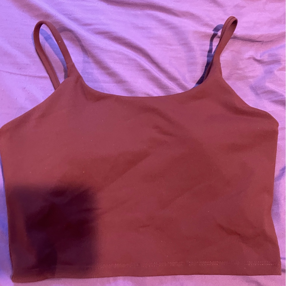 Women’s burgundy work out top
